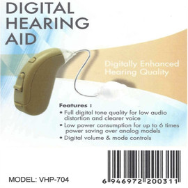 Aparat auditiv digital VHP-704 - Poarta-l cu usurinta la urechea stanga sau dreapta | aparate auditive